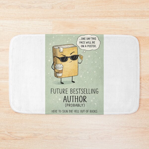 Item preview, Future Bestselling Author with Book Signing and Writer Ambition Humor designed and sold by Aryabek.