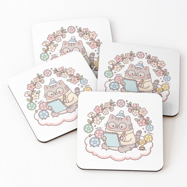 Item preview, Dream Big, Play Hard – Soccer Cat designed and sold by MEEMIX-STUDIO.