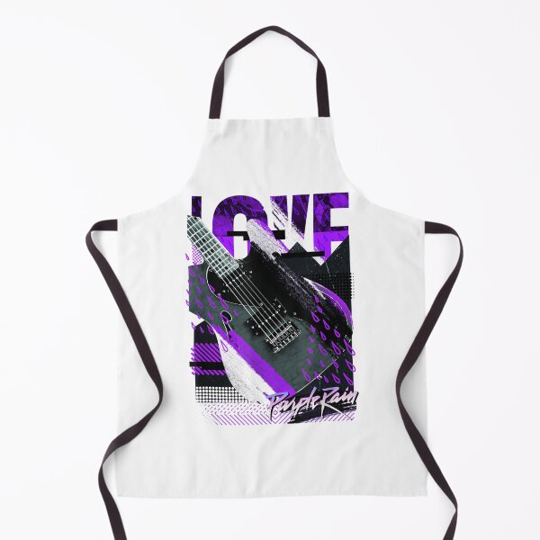 Item preview, WB100 Purple Rain Love Guitar Retro Prince Collage Logo designed and sold by CabreraLama.