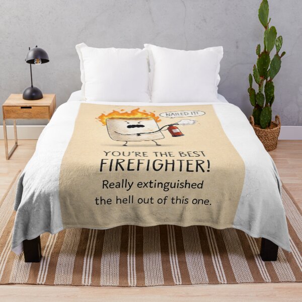 Item preview, Best Firefighter Who Really Extinguished This One Firefighting Humor designed and sold by Aryabek.