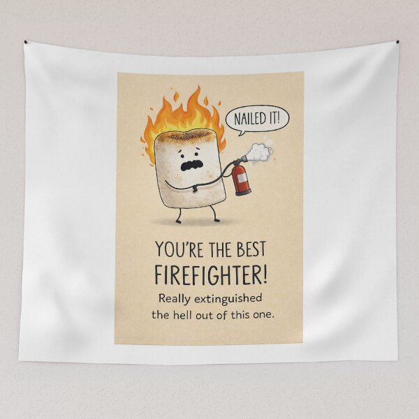 Item preview, Best Firefighter Who Really Extinguished This One Firefighting Humor designed and sold by Aryabek.