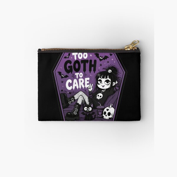 Item preview, too goth to care designed and sold by Talpha.