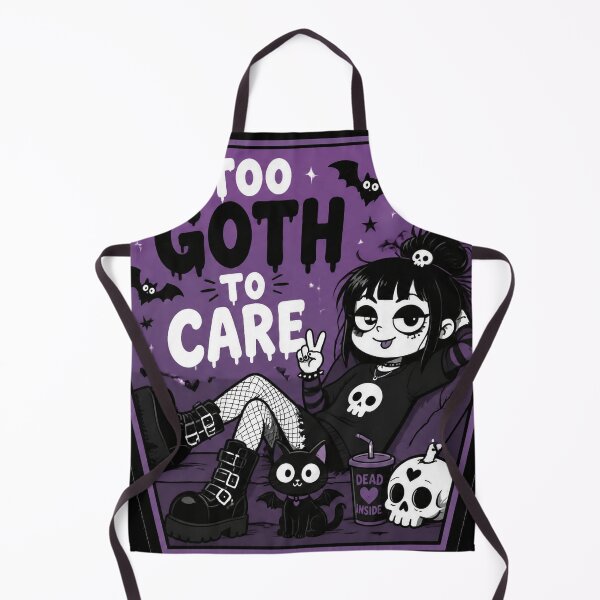 Item preview, too goth to care designed and sold by Talpha.