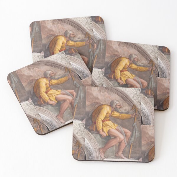 Item preview, Bearded Elder in Yellow Robe Fresco designed and sold by artofuniverse.