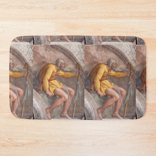 Item preview, Bearded Elder in Yellow Robe Fresco designed and sold by artofuniverse.