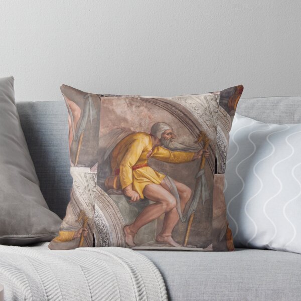 Item preview, Bearded Elder in Yellow Robe Fresco designed and sold by artofuniverse.