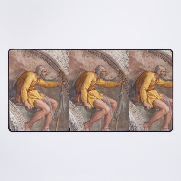 Item preview, Bearded Elder in Yellow Robe Fresco designed and sold by artofuniverse.