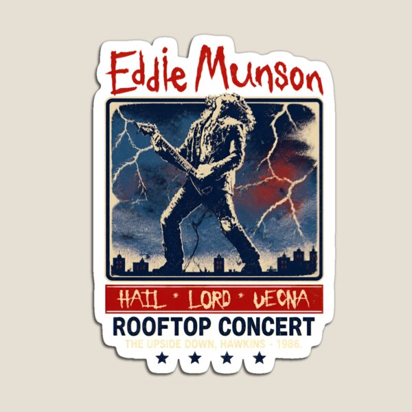 Item preview, Eddie Munson Hellfire Club Rooftop Concert designed and sold by DirilisIshak.