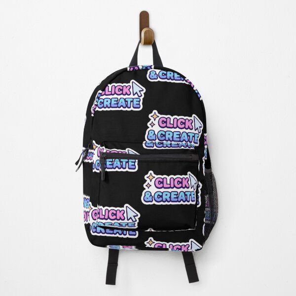 Item preview, CLICK & CREATE Cute Y2K Bubble Letter Logo designed and sold by All Year Summer Co..