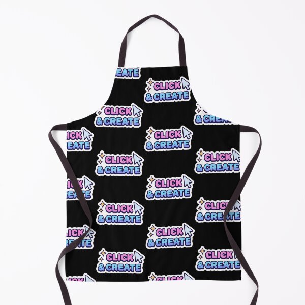 Item preview, CLICK & CREATE Cute Y2K Bubble Letter Logo designed and sold by All Year Summer Co..