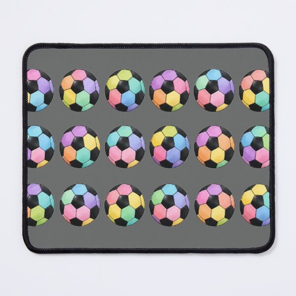 Item preview, Multicolor Soccer Ball Seamless Pattern – Sports Lover Design designed and sold by annenambiro.