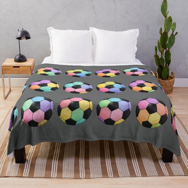 Item preview, Multicolor Soccer Ball Seamless Pattern – Sports Lover Design designed and sold by annenambiro.