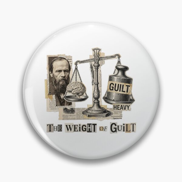 Item preview, Dostoevsky's Weight of Guilt designed and sold by OzzFrequency.