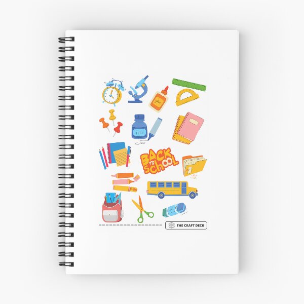 Item preview, Back To School Funny Sticker Back To School Vibes Journal designed and sold by LarkBotel-ho.