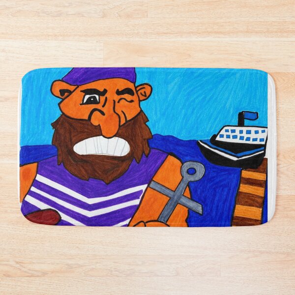 Item preview, Fremantle Dockers AFL Docker Man Drawing designed and sold by Luke Foran Sports Art.
