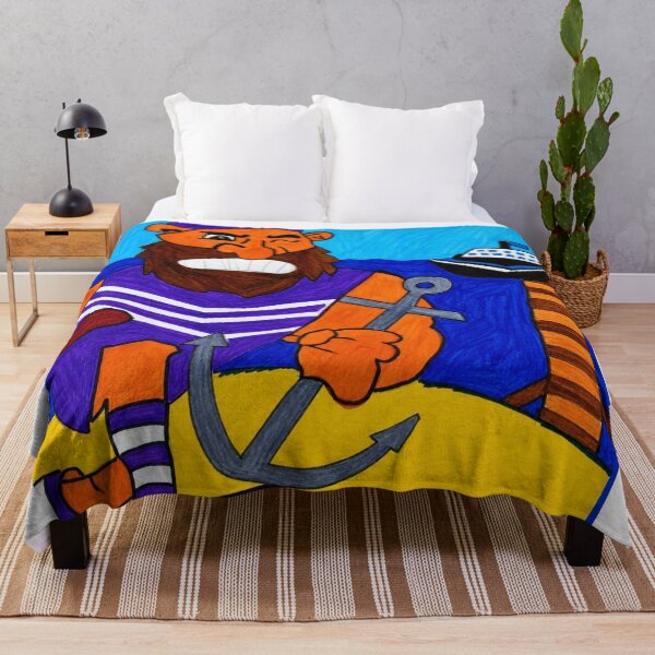 Item preview, Fremantle Dockers AFL Docker Man Drawing designed and sold by Luke Foran Sports Art.