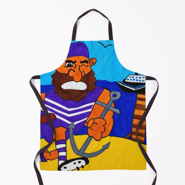 Item preview, Fremantle Dockers AFL Docker Man Drawing designed and sold by Luke Foran Sports Art.