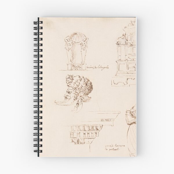 Item preview, Renaissance Sketchbook Studies of Figure and Architecture designed and sold by artofuniverse.