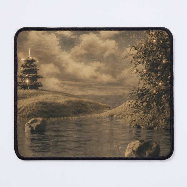 Item preview, Series The Glow of the Pagoda. Part 1 A Summer Morning from Childhood.(Vintage Version) designed and sold by MaxDreamsArt.