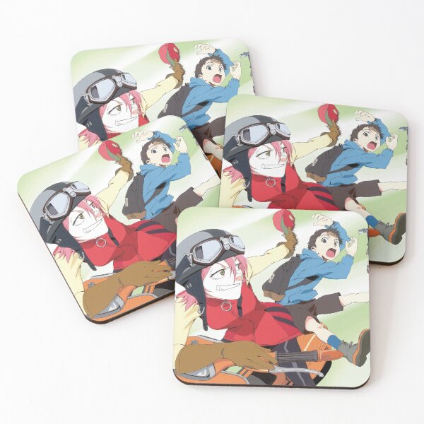 Item preview, FLCL Haruko Haruhara Illustration designed and sold by Fire TheMann.
