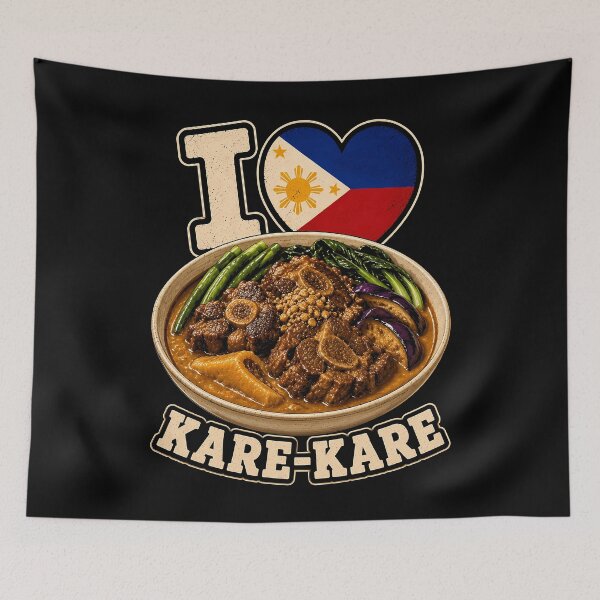 Item preview, I love kare-kare Filipino dish design designed and sold by rafaeltto.