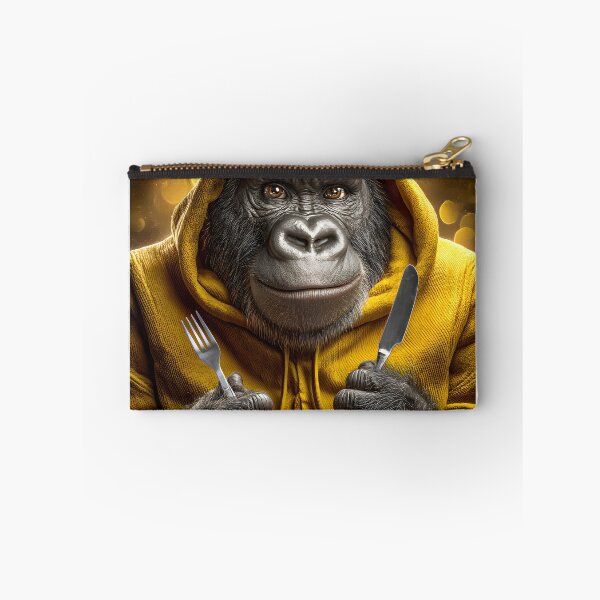 Item preview, Gorilla Diner Feast Prepared in Stylish Hoodie designed and sold by Artessie.