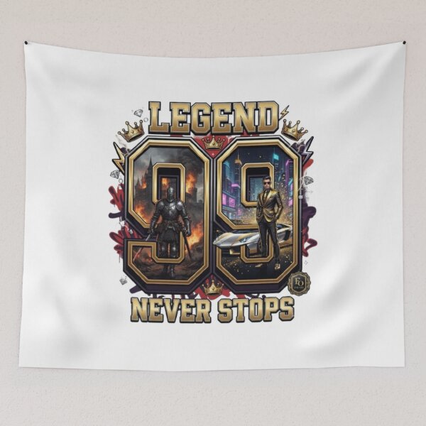 Item preview, Legend Number 99 – Vintage Sports Number Streetwear T-Shirt designed and sold by Fit On.