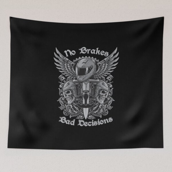 Item preview, No Brakes. Bad Decisions. designed and sold by Milena R..