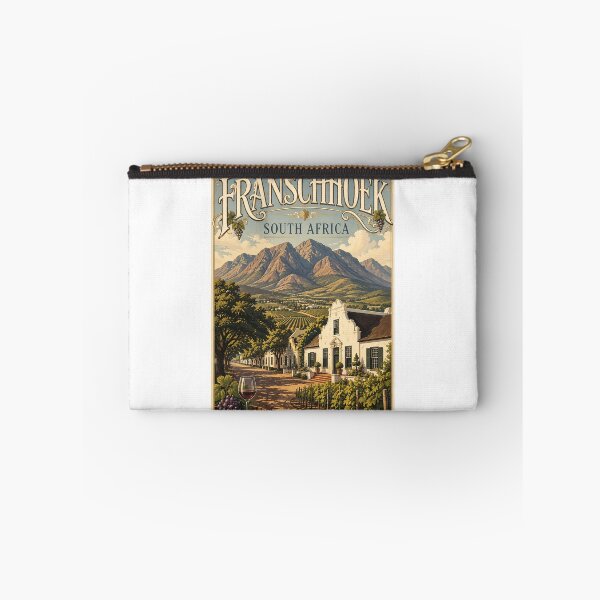 Item preview, Franschhoek South Africa Vineyards beneath Cape Winelands Mountains designed and sold by Aryabek.