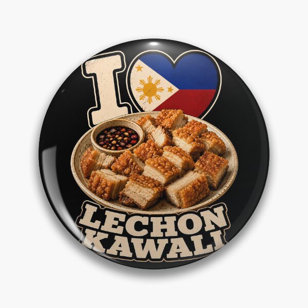 Item preview, I love lechon kawali with Filipino pride design designed and sold by rafaeltto.