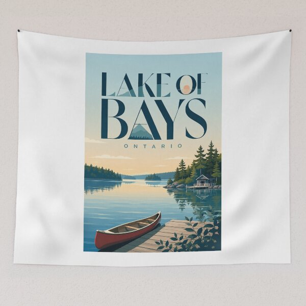 Item preview, Lake of Bays Ontario Cottage Country in Muskoka designed and sold by Aryabek.