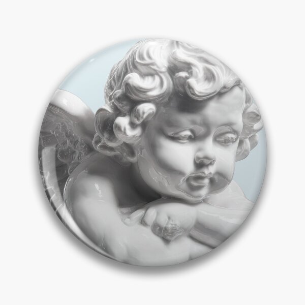 Item preview, Classic White Marble Cherub Statue designed and sold by jianina-alondra.