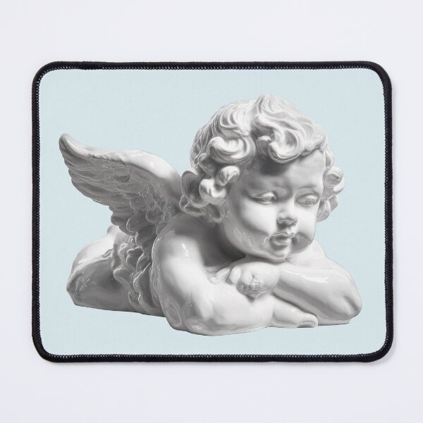 Item preview, Classic White Marble Cherub Statue designed and sold by jianina-alondra.