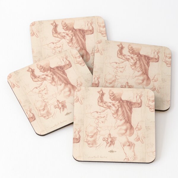 Item preview, Red Chalk Anatomical Figure Studies designed and sold by artofuniverse.
