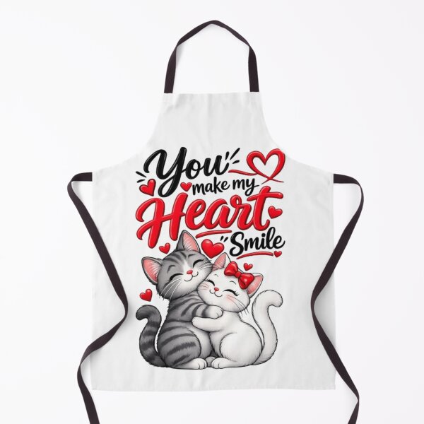 Item preview, You Make My Heart Smile Cat Love designed and sold by Salma.Store.