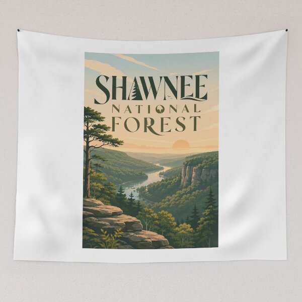 Item preview, Shawnee National Forest Illinois River Valleys and Sandstone Bluffs designed and sold by Aryabek.