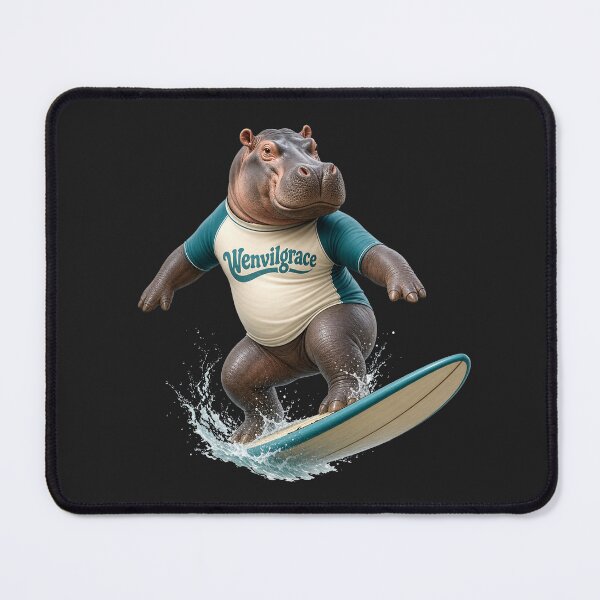 Item preview, Copy of Surfing Hippo Gift designed and sold by Wenvilgrace.