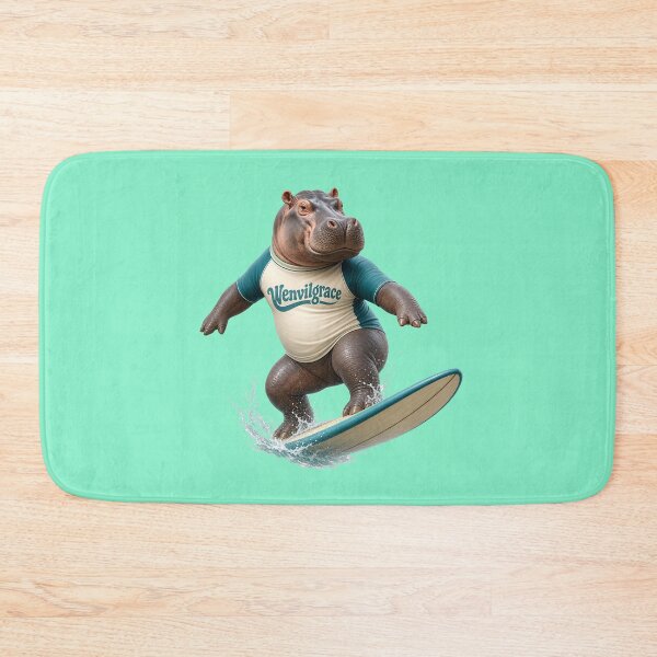Item preview, Copy of Surfing Hippo Gift designed and sold by Wenvilgrace.