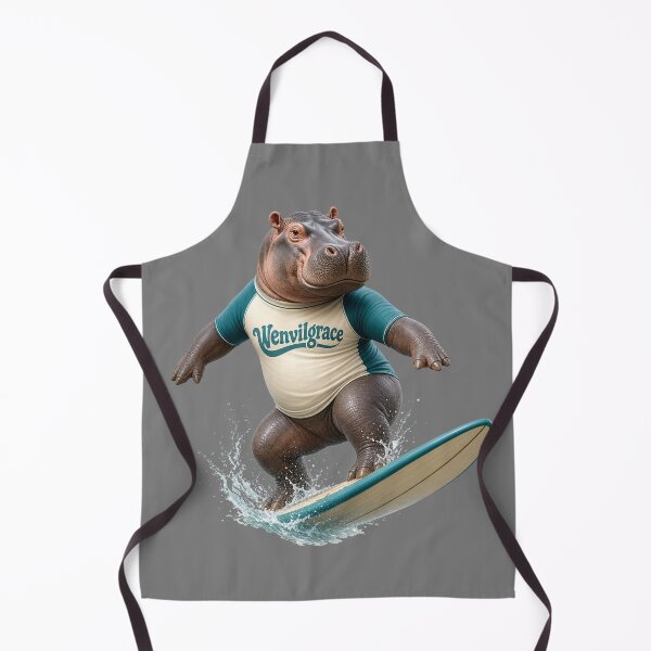 Item preview, Copy of Surfing Hippo Gift designed and sold by Wenvilgrace.