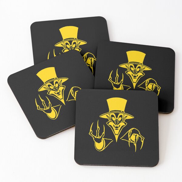 Item preview, Evil Circus Clown Face Yellow Silhouette Artwork Poster designed and sold by TshirtsDistrict.