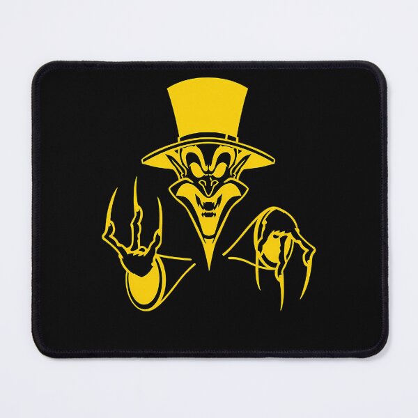 Item preview, Evil Circus Clown Face Yellow Silhouette Artwork Poster designed and sold by TshirtsDistrict.