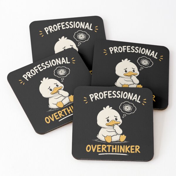 Item preview, Professional Overthinker Funny Duck Meme designed and sold by JalwaWear.