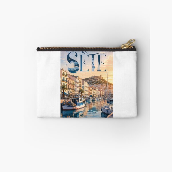 Item preview, Sète France Mediterranean Harbor Waterfront and Mont Saint Clair designed and sold by Aryabek.