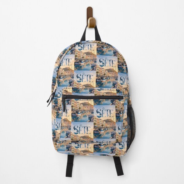Item preview, Sète France Mediterranean Harbor Waterfront and Mont Saint Clair designed and sold by Aryabek.