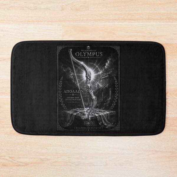 Item preview, Apollo Golden Bow – Black & White Greek Mythology designed and sold by Ancient-Era.