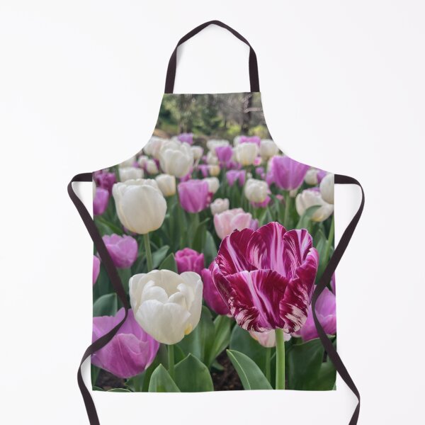 Item preview, Burgundy Striped Tulip Garden designed and sold by Be Captured by Brittany Emma.