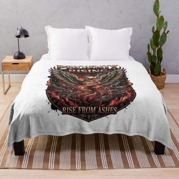 Item preview, Phoenix Rebirth – Rising From The Ashes Mythical Fire Bird T-Shirt designed and sold by Fit On.