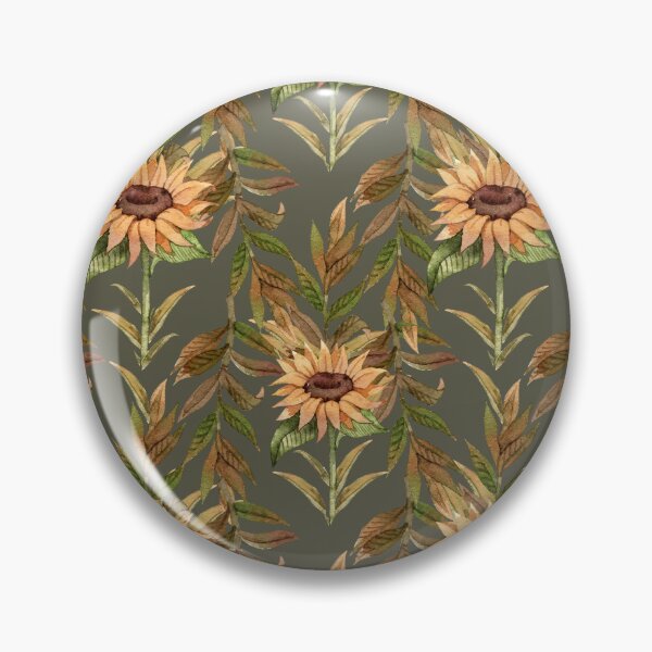 Item preview, Sunflower Pattern | Rustic Autumn Botanical designed and sold by White Rabbit Design .