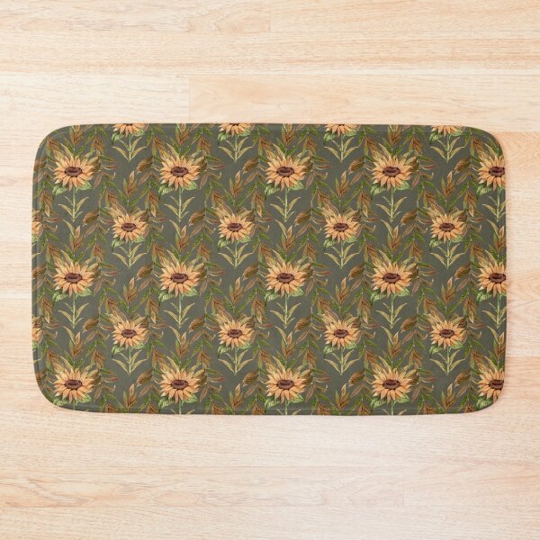 Item preview, Sunflower Pattern | Rustic Autumn Botanical designed and sold by White Rabbit Design .