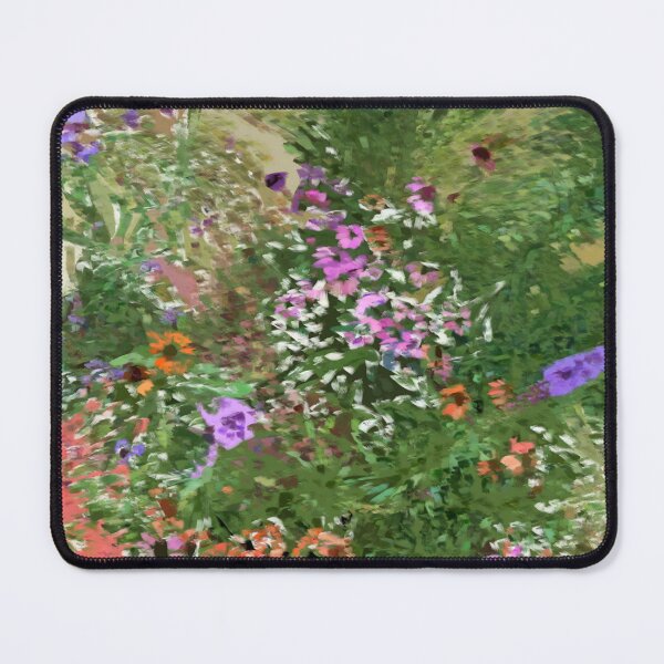 Item preview, Verdant Echoes – Impressionist Wildflower Garden Art Print designed and sold by 83oranges.com.